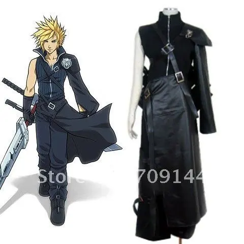 free shipping final fantasy xii advent children cloud strife cosplay