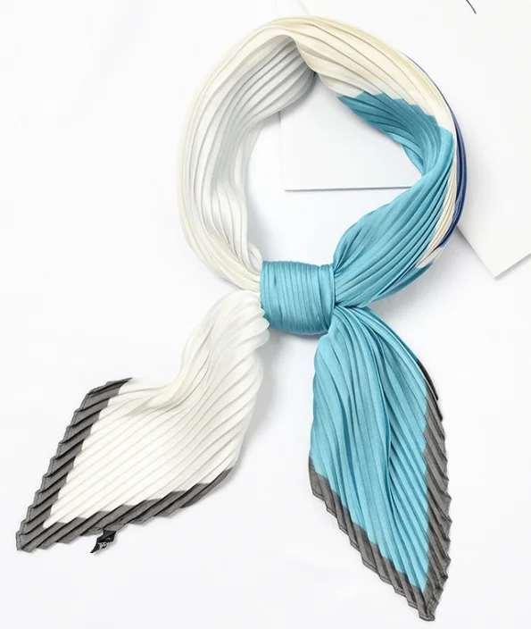 

Euro square silk women scarf fashion Multicolor printing kerchief Apparel Accessories imitated silk bandana neck scarves