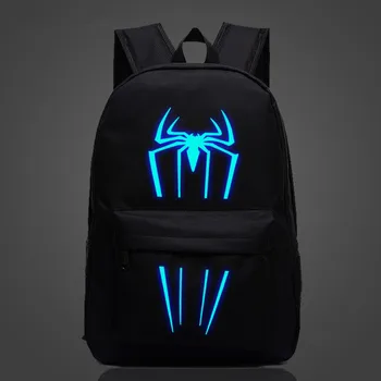 

Marvel Comics SHIELD Spiderman Captain America Printing Middle School Bag for Teenagers Travel Bag Nylon Mochila