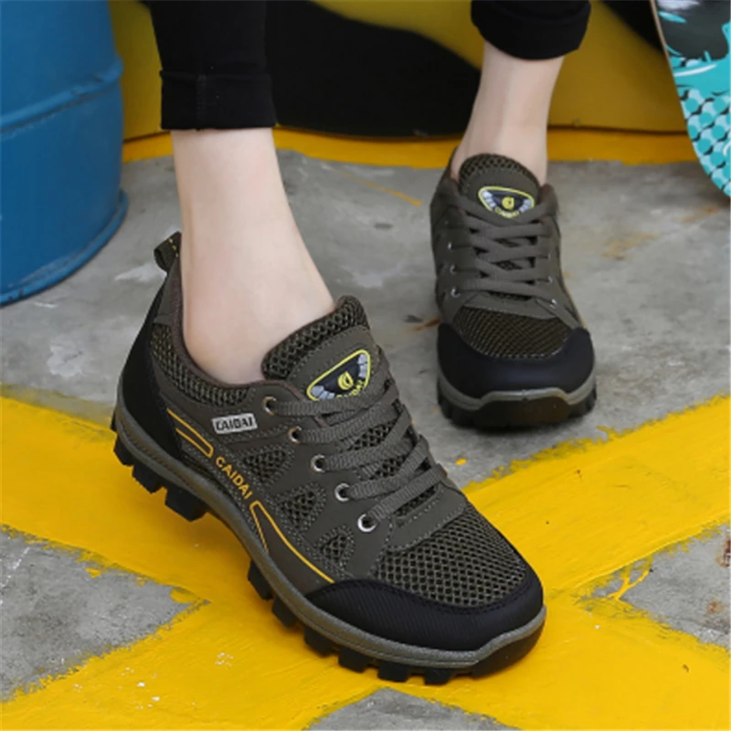 

Women Outdoor Hiking Shoes Waterproof Mountain Climbing Trekking Shoes Professional Breathable Mesh Air Camping Travel Sneaker