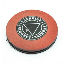 Recommended New Red Plastic Landmine Foot Switch Tattoo Foot Pedals Wireless for tattoo machine tattoo supply