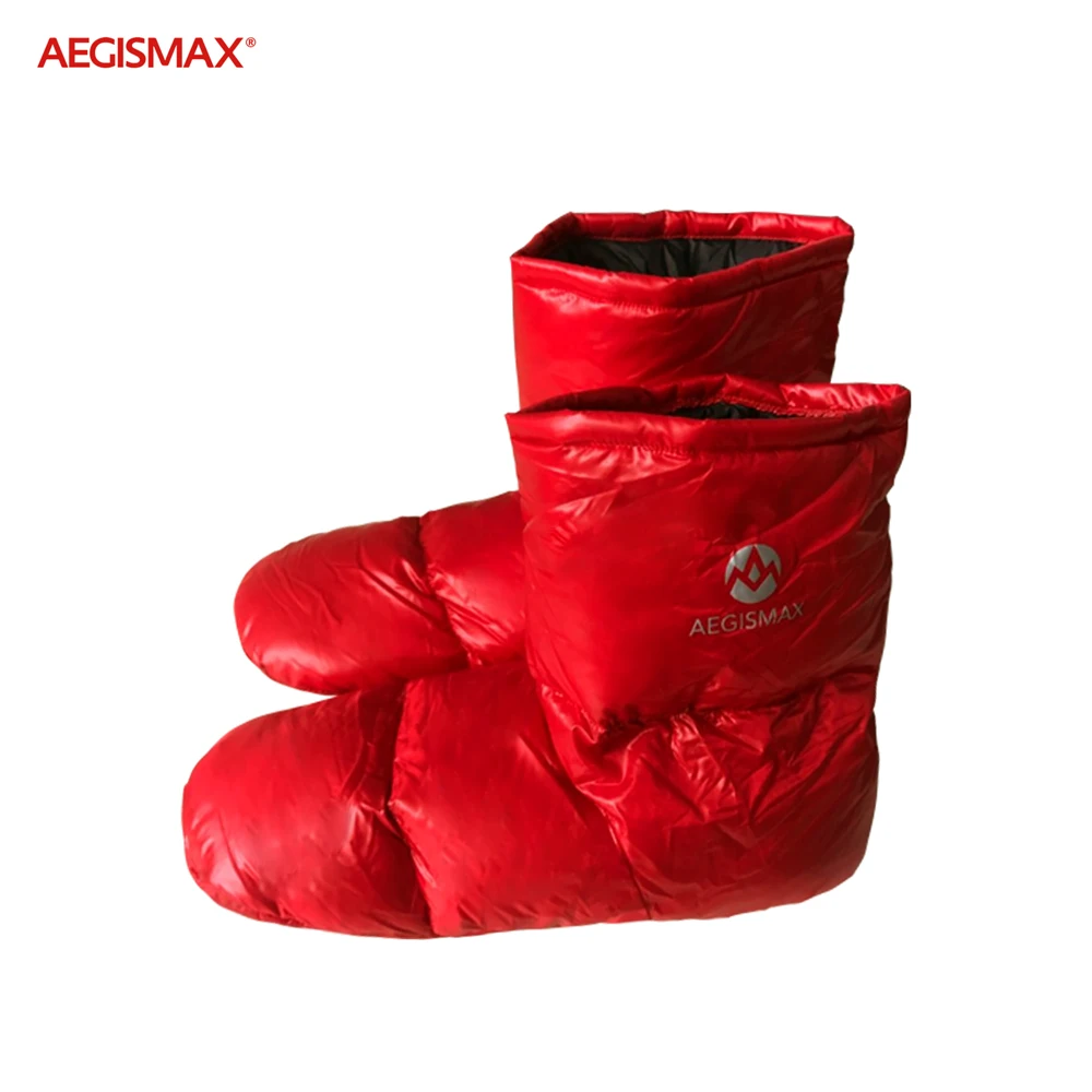 AEGISMAX L 24-27cm Outdoor Tent Ultralight White Duck Down Shoes Indoor Home Shoe Cover | Спорт и развлечения
