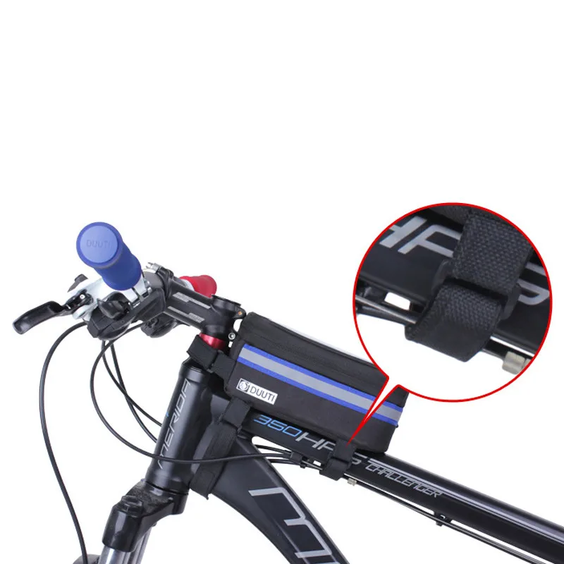 Sale DUUTI Bike Phone Case Utility Bicycle Cell Phone Bag With Touchable TPU Screen Reflective Waterproof MTB Road Bike Case Pouch 7