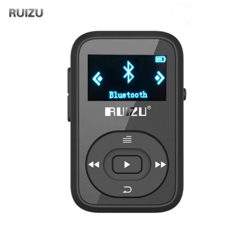 

RUIZU Mini Original X26 Bluetooth Clip MP3 player 8GB Sport mp3 music player FM Radio Recorder Support TF Card + Free clamp