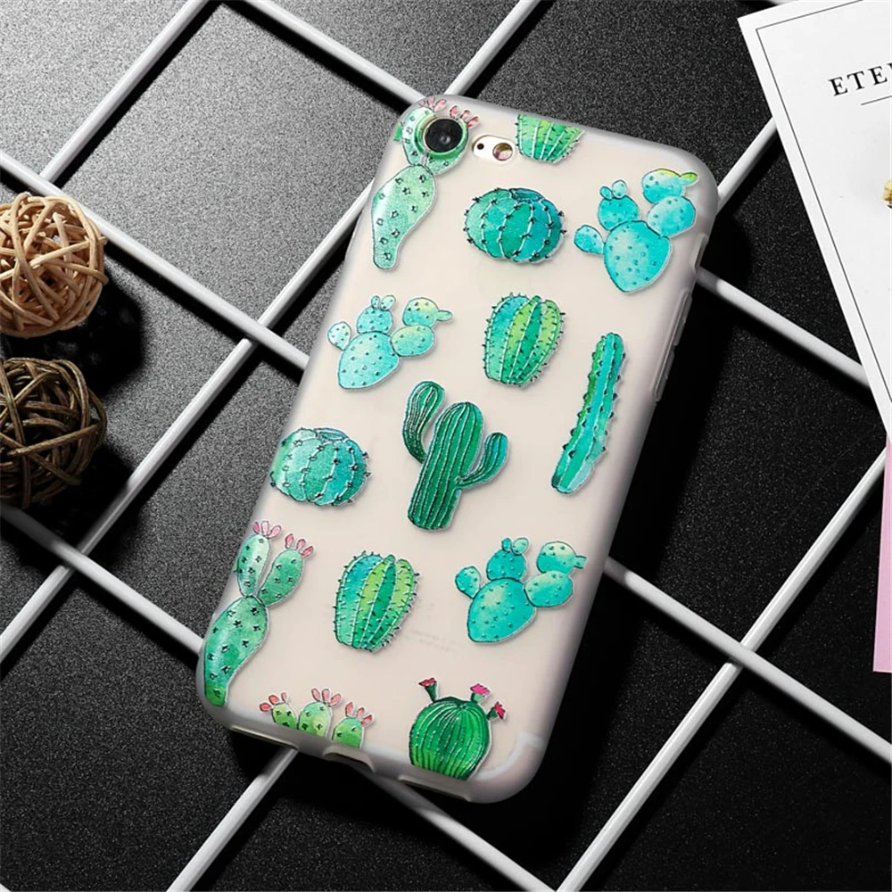 3D Relief Case for Iphone 6s Soft Protective TPU Back Cover for Iphone 5 5S 6s Plus X XS Max XR Phone Silicone Case for Iphone 7 (17)_