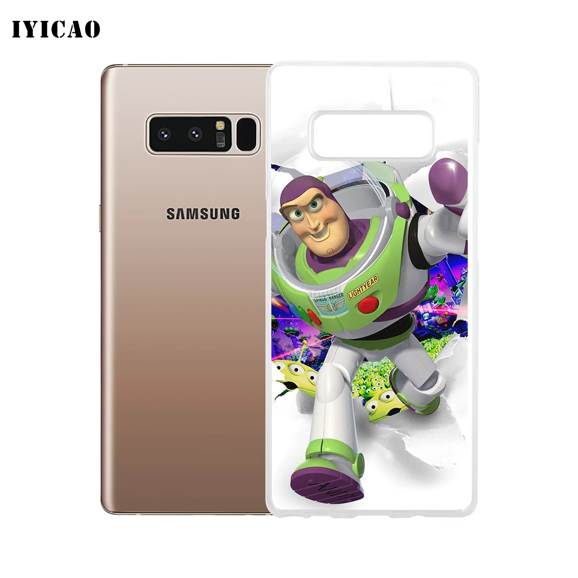 Мягкий силиконовый чехол для телефона IYICAO Toy Story Samsung A5 A6 Plus A7 A8 A9 J3 J5 J7 Note 8 9