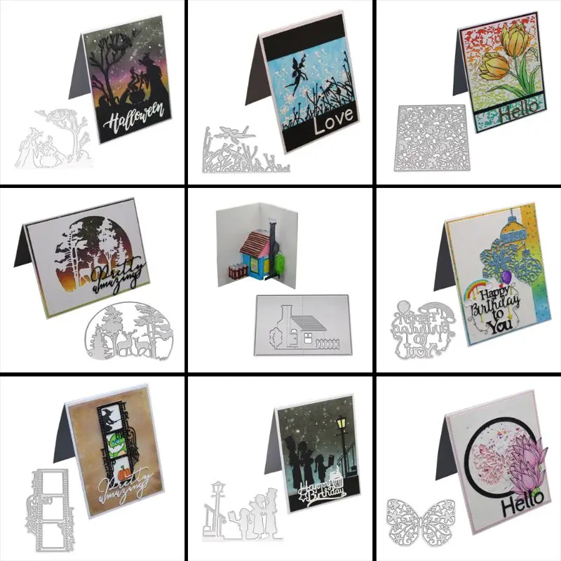 

Birthday Metal Cutting Dies Stencil DIY Scrapbooking Album Stamp Paper Card Embossing Craft Decor