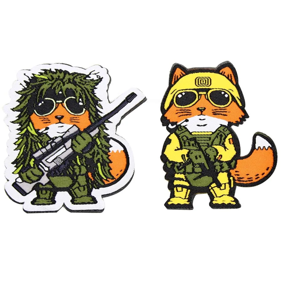 

TACTICAL SNIPER FOX PATCH SWAT POLICE MILITARY TACTICAL MORALE PATCH BADGE