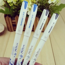 2 шт./партия канцелярских товаров хобби Орхидея 8665 0,5 мм все фарфоровые иглы кристалл синий черный нейтральная ручка для студентов