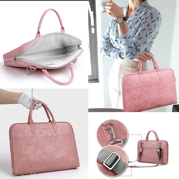 

2020 New 15.6 inch Laptop Case, Laptop Shoulder Bag, Multi-functional Notebook Sleeve, Carrying Case With Strap for Macbook pro