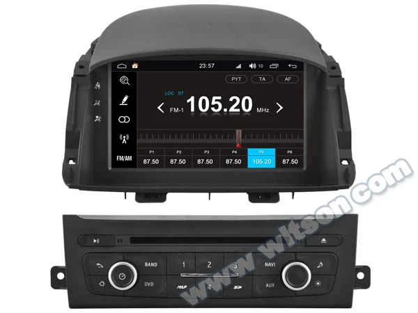 Best 8" Octa-Core Android 8.0 Car DVD Multimedia Navigation GPS Radio for Renault Koleos I 2014-2016 & Renault Samsung QM5 2014-2016 5