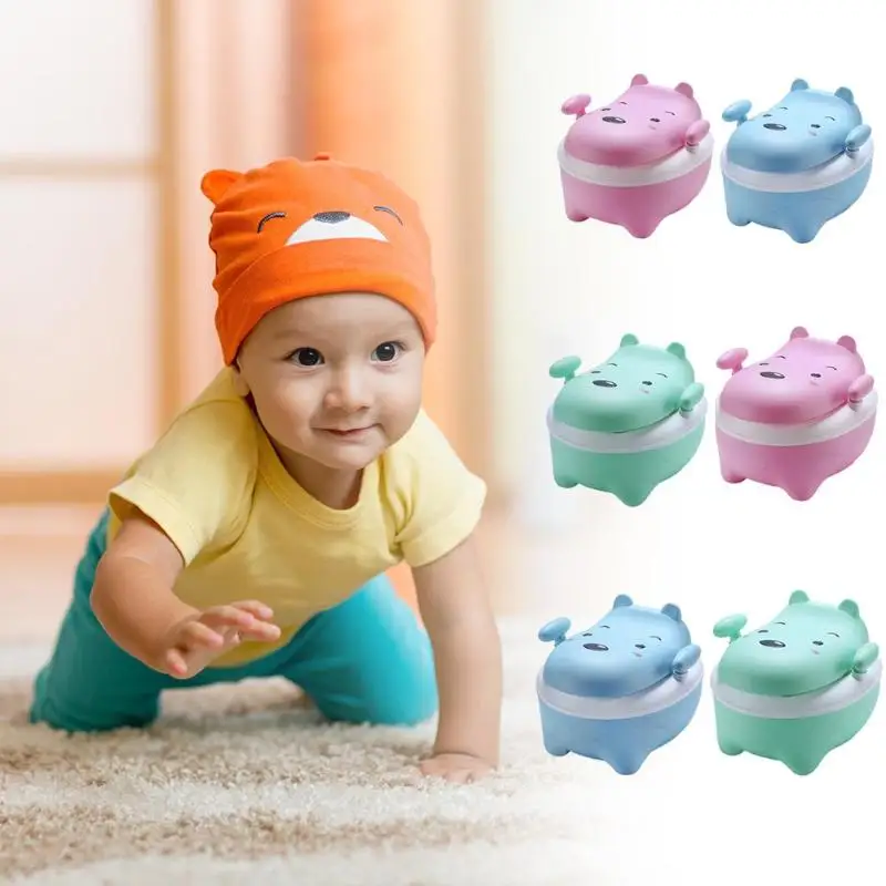 Baby Kids Toilet Training Cartoon Potties Seats Portable Cute Children Toilet Training Potty Seat Toilet Bowl Pot Baby Care