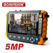 5MP CCTV камера безопасности тест er с 5 дюймов TFT ЖК-монитор для 4 в 1 TVI AHD CVI аналоговая камера безопасности тест er Видео Аудио тест