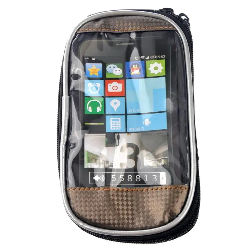 Best Portable Waterproof Bike Bicycle Handlebar Frame Front Tube Cellphone Bag Tools Bag for iPhone /Samsung /HTC 7