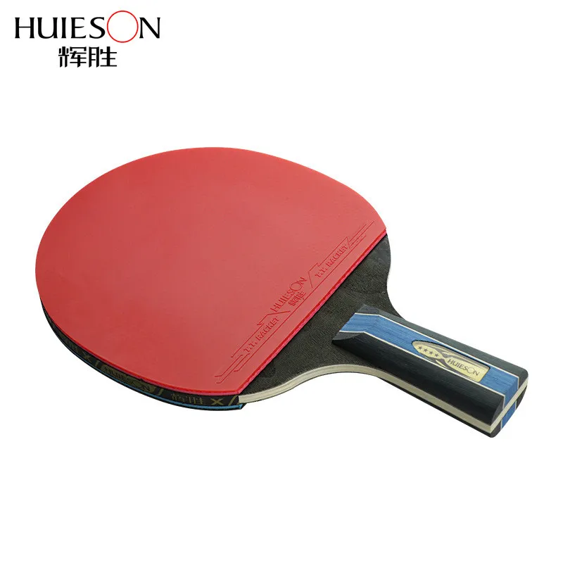 7-Ply pure wood Table Tennis Ping Pong Racket Paddle Blade with Rubber 4 Star