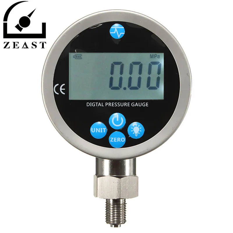 

400BAR/40Mpa/10000PSI Digital Hydraulic Pressure Gauge with BSP1/4 Connector Backlight Pressure Tester Meter
