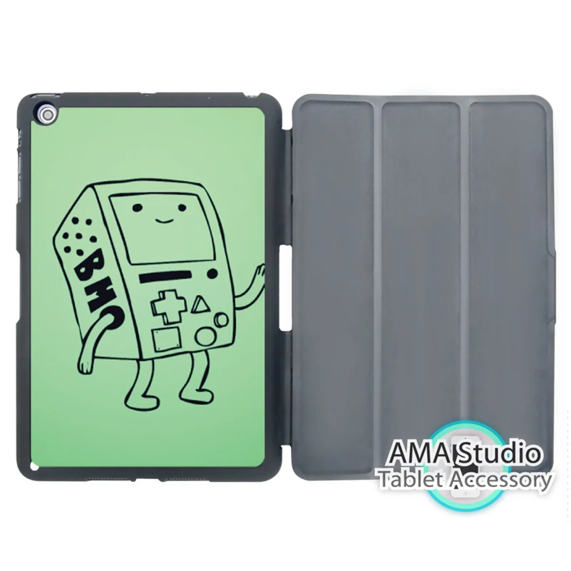 

Adventure Time Beemo BMO Mint Smart Cover Case For Apple iPad Mini 1 2 3 4 Air Pro 9.7 Stand Folio Wake Up Sleep Function