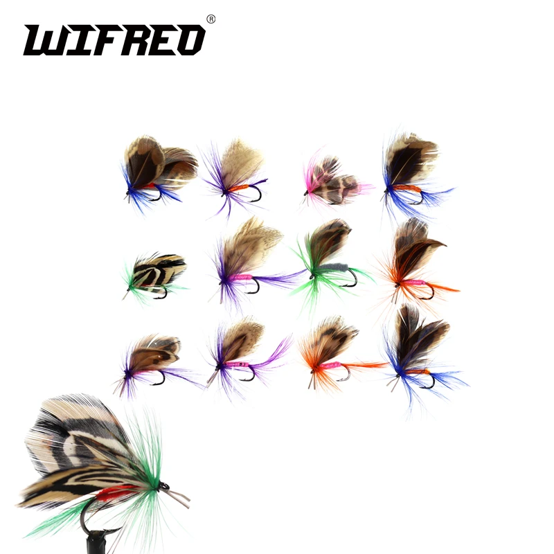 12pcs Assortment of Trout Flies for Fly Fishing Nymph Buzzers Insect Hook