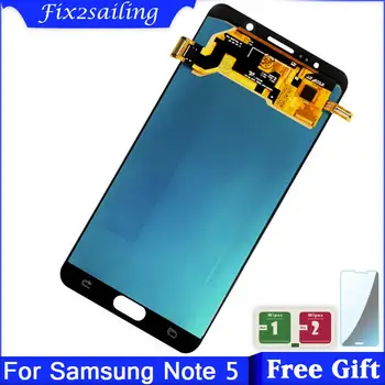 

LCD For SAMSUNG Note 5 N920 N920A N9200 SM-N920 N920C LCD Display Touch Screen Digitizer Replacement Parts Assembly with gift