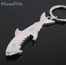 Creative Gift Metal Keychain Shark Beer Bottle Opener Wedding Favor For Summer Party Theme Bottle Opener Creative Gift Metal Keychain Shark Beer Bottle Opener Wedding Favor For Summer Party Theme Bottle Opener