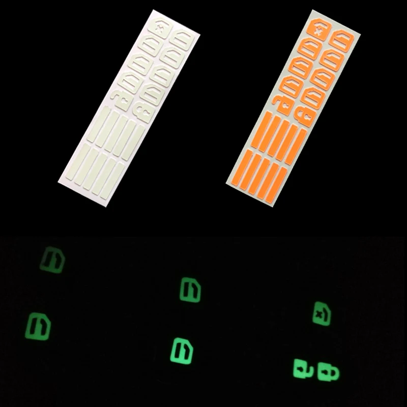 

Window Switch Button Luminous Sticker Cover For Mitsubishi ASX Lancer Pajero Outlander For Honda Civic CRV Jazz For Nissan