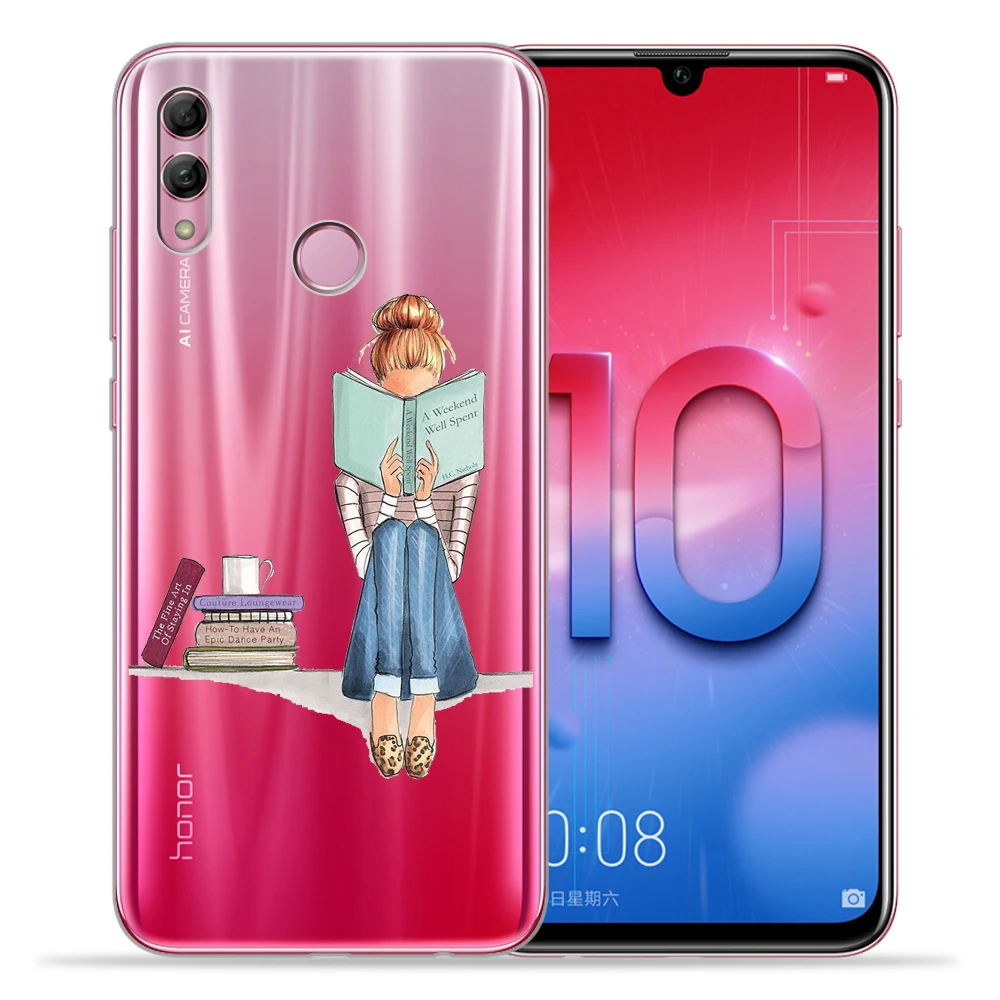 Мода для девочек, летний оболочки Coque для чехол huawei смартфона Honor 8x9 Lite 10 9 8 8x 8c 8Lite 7A 7C 5,7 5,9" 7A Pro7 7X 6X 6A Капа для Etui Капа - Цвет: 03