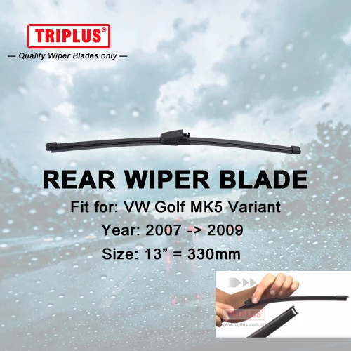 Rear Wiper Blade for VW Golf 5 Variant (2007 2009) 1pc 13" 330mm,Car
