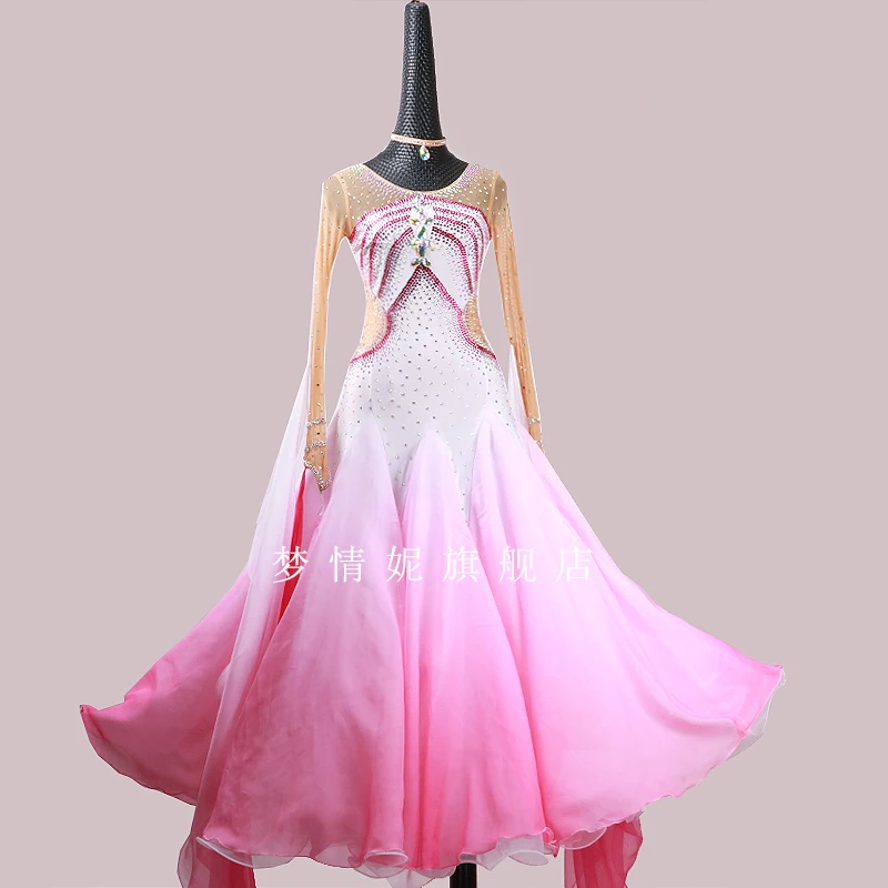 

Customize New ballroom dance dress standard ballroom waltz dresses ballroom dance competition dresses custom made MD1136
