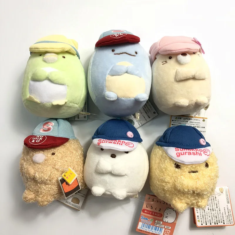 Kawaii Japanese Sumikko Corner San X Doll био симпатичная бейсболка ручной биологический животный