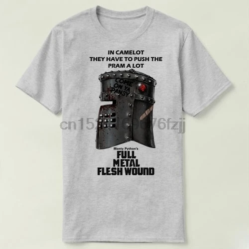 

Flesh Wound Monty Python Holy Grail Shirt short sleeve cotton t-shirt women and men