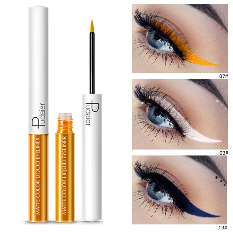 Professional Makeup Liquid Eye Liner Pencil Color Matte Eyeliner Long lasting Pigment Shadow Party Beauty | Красота и здоровье
