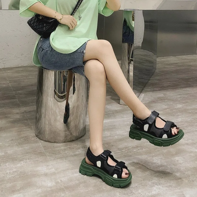 Water Shoes Women Chunky Sandals Platform zapatos de mujer Summer Brand Beach sandalias mujer 2019 Ladies footware Breathable