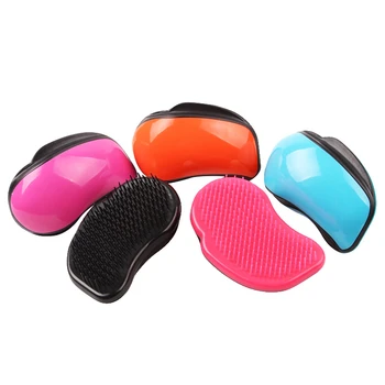 

1pc Handle Detangling Comb Tangle Hair Brush Mouse Comb Professional Magic Straightening Combs Salon Styling Tamer Hair Brushes