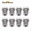 5/10pcs V6 Stainless Steel Nozzle 0.2/0.25/0.3/0.4/0.5/0.6/0.8/1.0mm M6 Threaded for 1.75/3.0mm Filament 3D Printer Print Head ► Photo 3/6