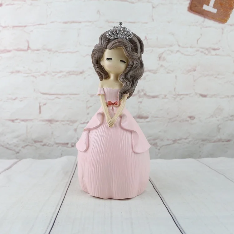 Милая принцесса девушка Копилка украшение дома свадебное украшение изделия из смолы подарок на новоселье