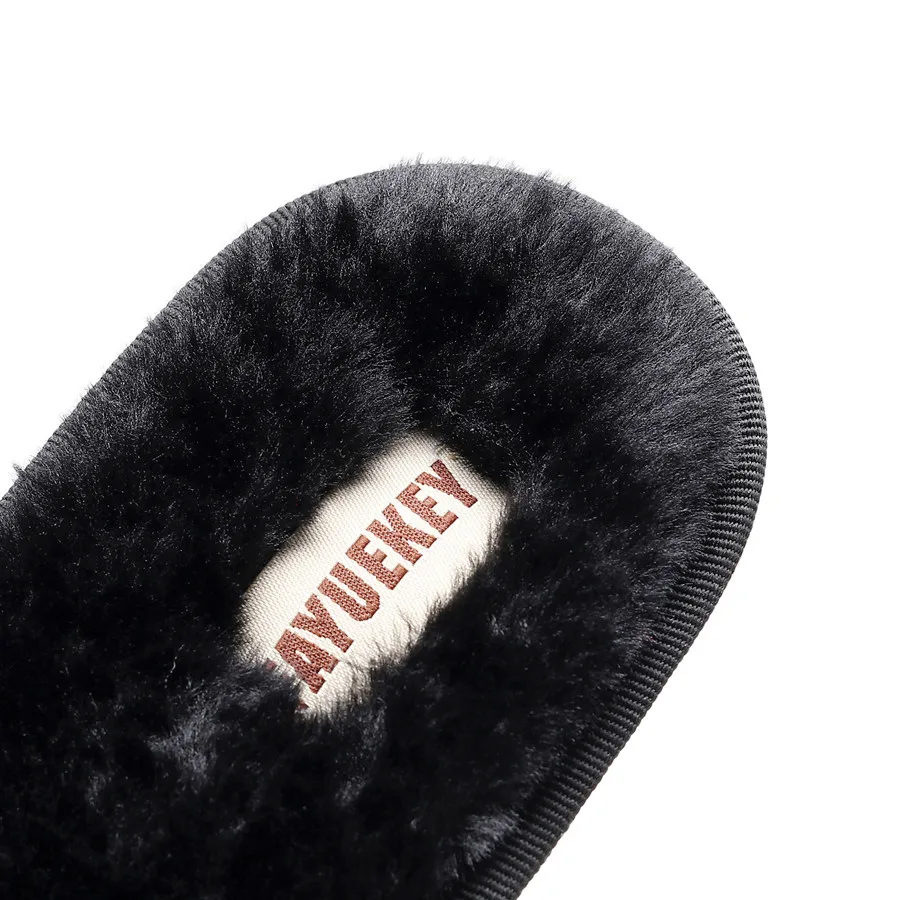 US $12.54 Fayuekey 2020 New Spring Summer Winter Home Cotton Plush Fur Slippers Women Indoor Floor Bedroom Flat Shoes Free Shipping