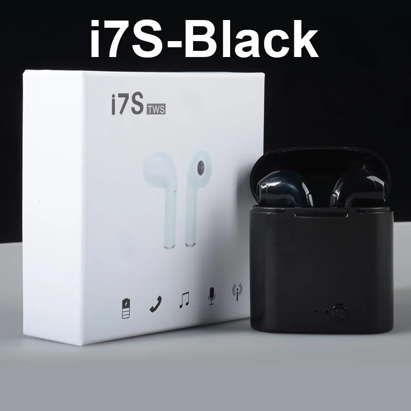 (Инвентарь США) беспроводные наушники Mini i7S I7 TWS V4.2 Bluetooth с зарядным устройством