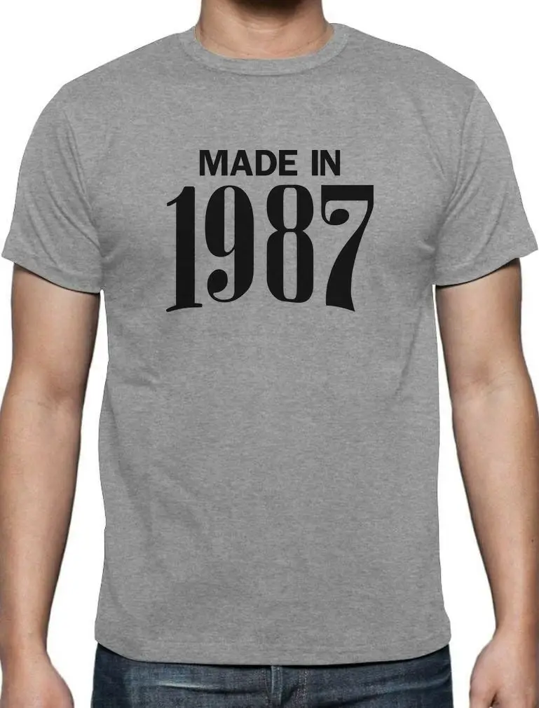 Hecho En 1987 30th Retro Regalo De Cumplea os Camiseta Bday Presente 