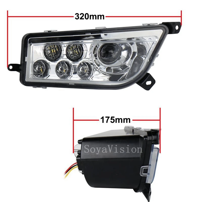 For Polaris RZR 1000 LED Headlight- Polaris RZR 900 Conversion Led Headlight Kit- RZR XP 1000 XP TURBO Lamp