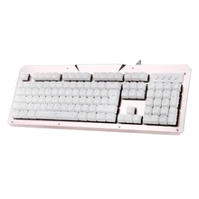 LED Backlight Mechanical Wired USB Gaming Keyboard Multimedia Luminous Keyboard with 1.8M USB Connector Cable
