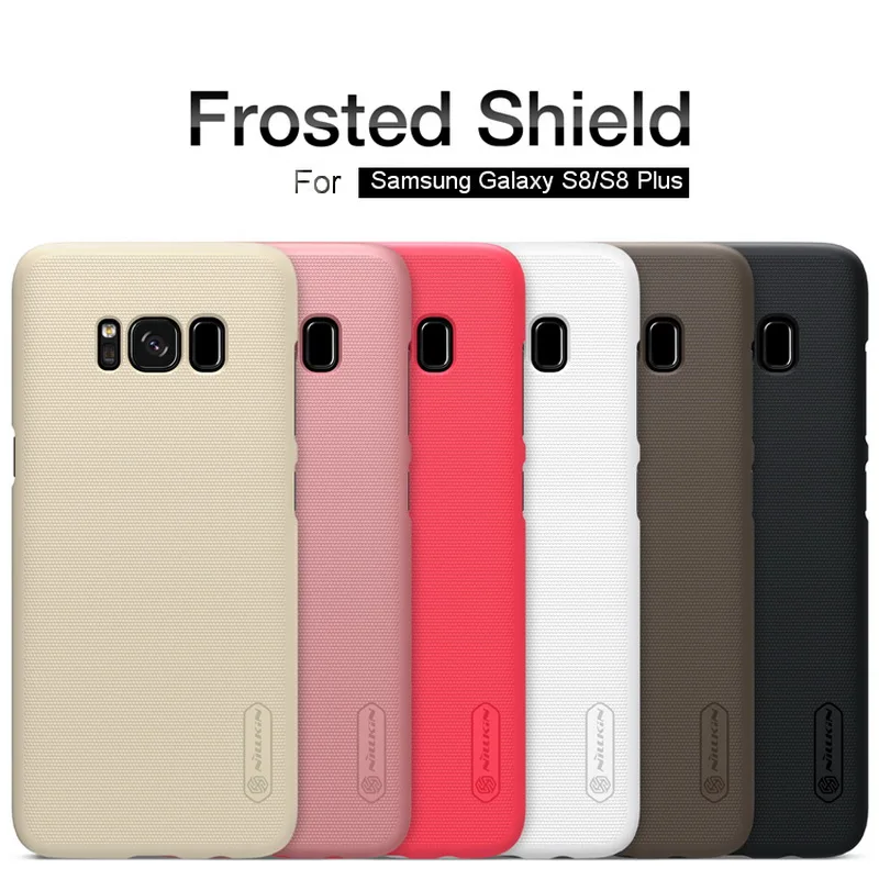 

For Samsung Galaxy S8 case S8 Plus Cases with Screen protector Nillkin frosted pc hard shell mobile phone matte back cover coque