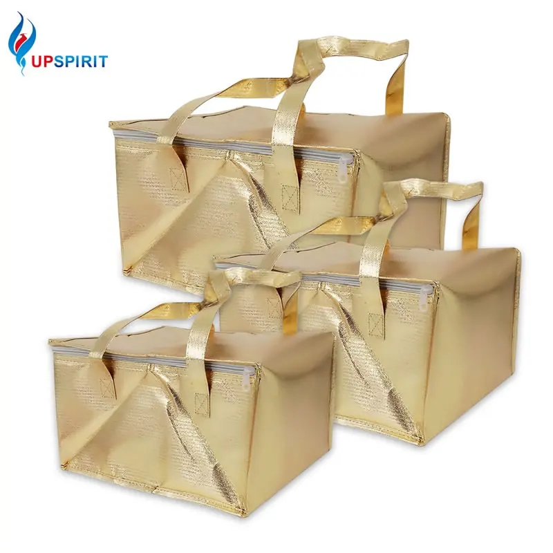 

Upspirit Non-woven Fabric Cooler Insulated Thermal Carrier Portable Bag Pastry Cake Food Lunch Camping Picnic Handbag Storage
