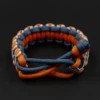Adjustable Survival Emergency Glow in the Dark 550 Paracord Bracelet Parachute Cord Bracelet Wristband Camping Hiking Hand-made ► Photo 2/6