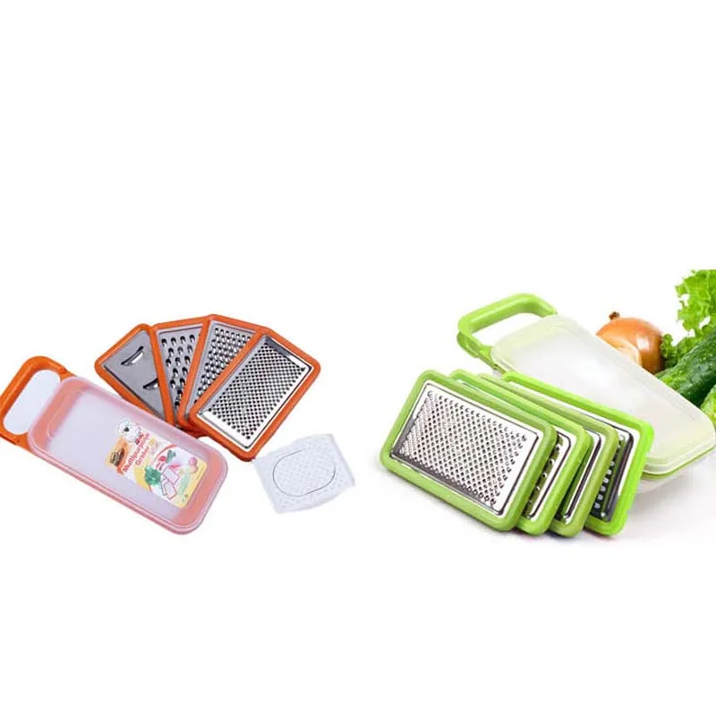 

Wholesale Portable Convenient Multi Function Vegetable Graters Stainless Steel Plastic Kitchen Tools Slicer Vegetable Cutter
