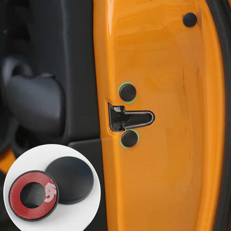 4Pcs Car Exterior Door Lock Screw Cap Protector Anti Rust