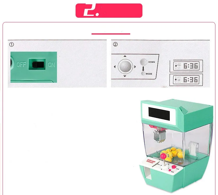 Монетный захват для конфет, кукла, ловушка для конфет, кран, сигнализация, Плата часов, игра, вечерние игрушки для детей, рождественский подарок