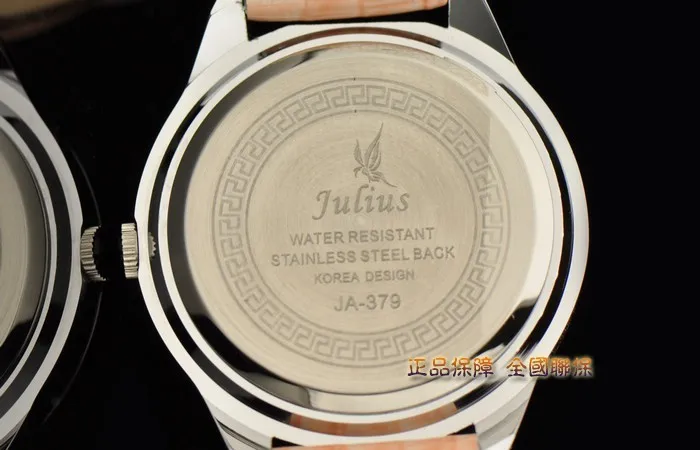 Mother-of-жемчужные женские часы со стразами японские кварцевые часы Прекрасный модный браслет кожаный подарок для девочки на день рождения Юлий
