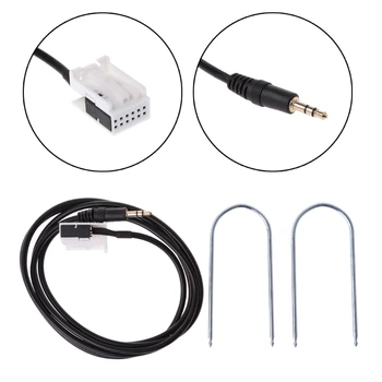 

Car Kit AUX Cable with Radio Removal Tools For Peugeot 307 308 408 407 507 C2 C5 Citroen RD4 Auto Cable Adapter Socket