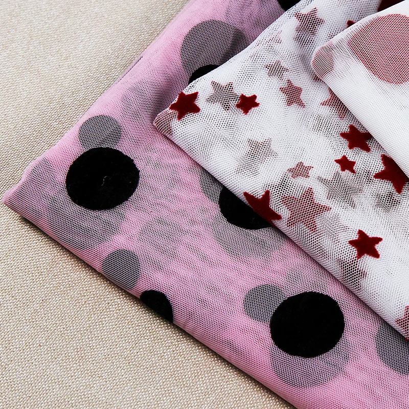 10 метров, 145 см, Тюлевое конфетти со звездами, Флокированный тюль для выпечки, топпер для торта, пачка с помпонами и бантом, мягкий сквин, тюль, сделай сам, декор для свадьбы, дня рождения