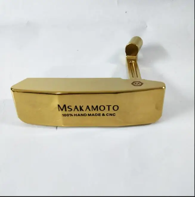 Новые клюшки для гольфа MSAKMOTO Gold Golf putter head Гольфы без клубов | Спорт и развлечения